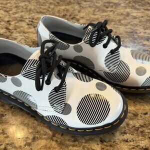 Doc Martens 1461 Polka Dot Oxford Shoes Womens Size 7 - Great Condition